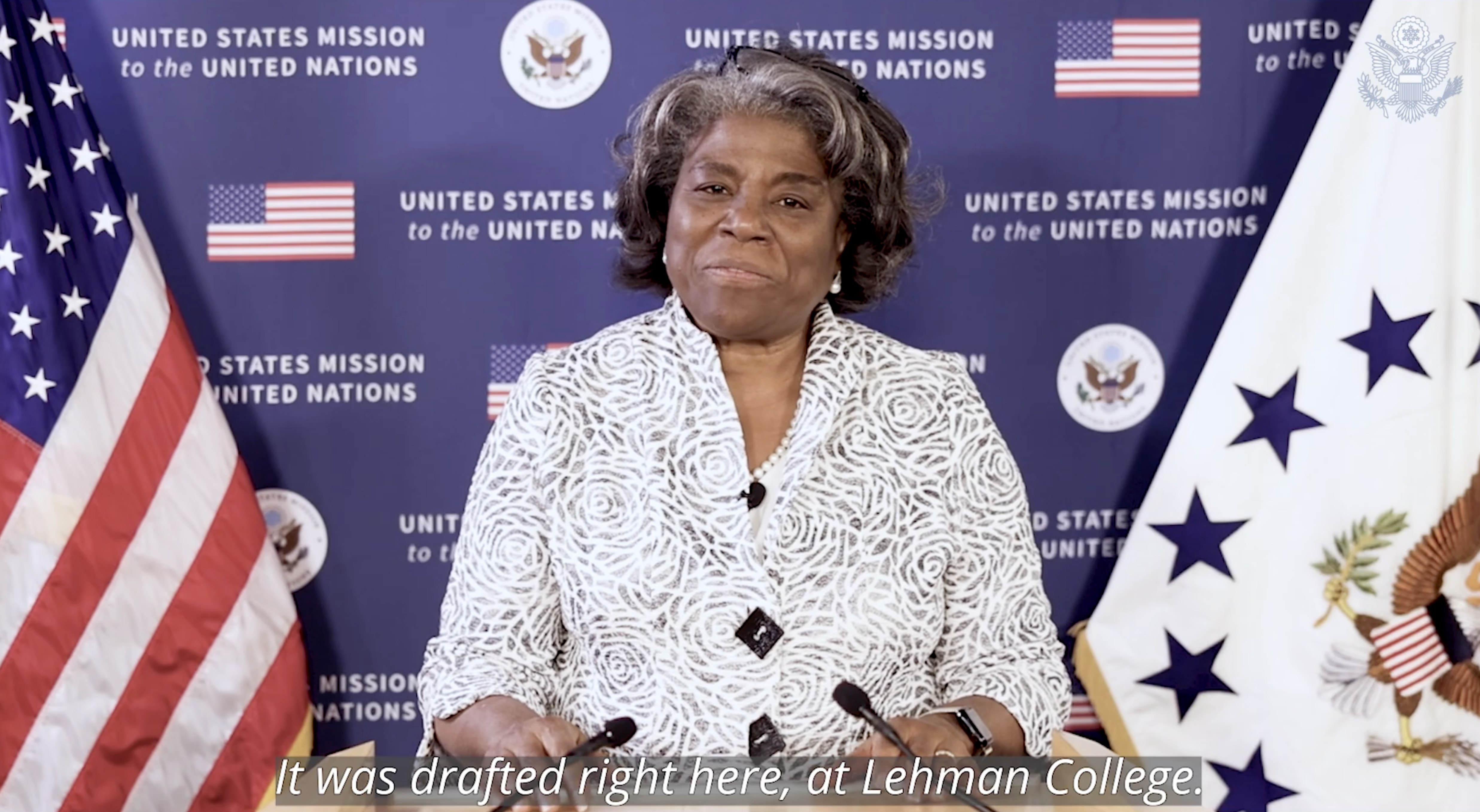U.S. Ambassador To U.N. Recognizes Lehman’s Human Rights Legacy