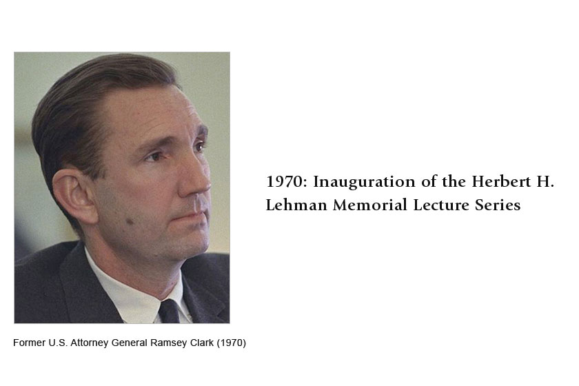 Photo of former U.S. Attorney Ramsey Clark