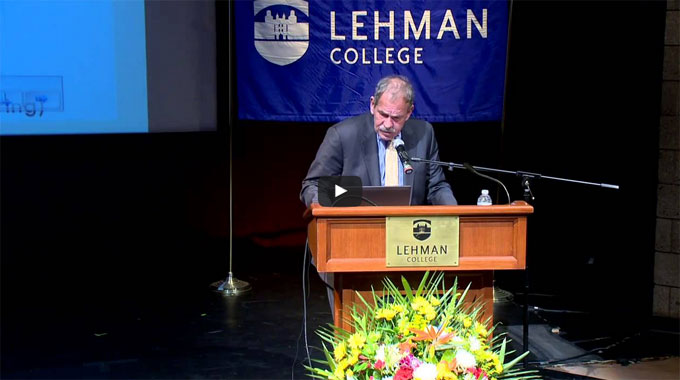 Dr. Arthur E. Levine - 2013 Lehman Lecture
