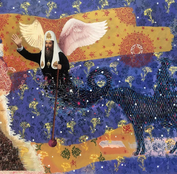 Photo of mixed media art piece