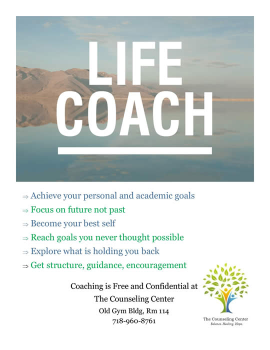 Counseling Center at Lehman College Life Coaching Lehman College