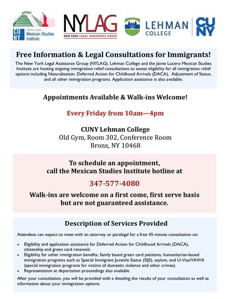 Free Information and Legal Consultation for Immigrants