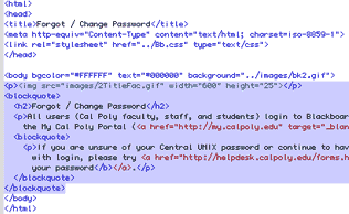 HTML Copy/Paste screen image