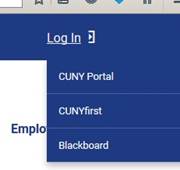 CUNY's Login Page
