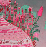 Detail of invite for Castles in the Sky: Fantasy, Architecture in Contemporary Art