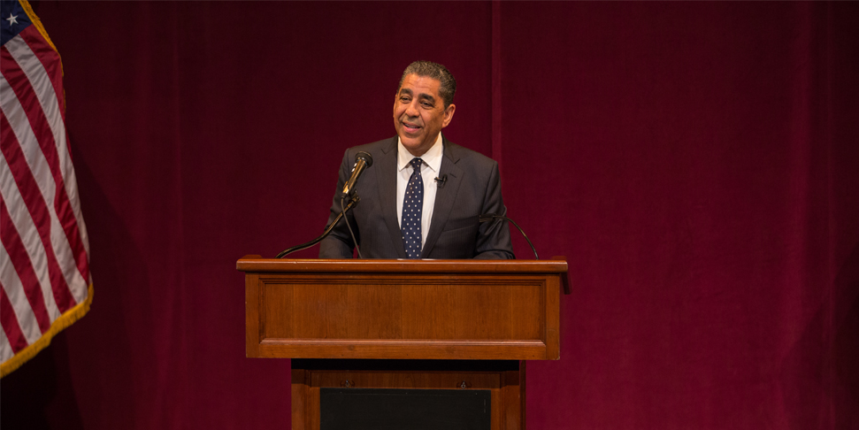 Congressman Espaillat Describes His “American Dream” in the 48th Annual Lehman Lecture