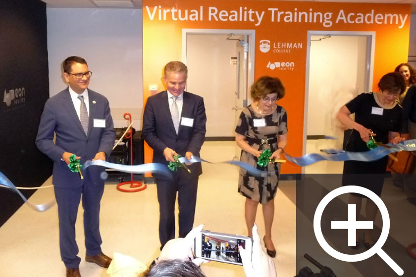 A Virtual Reality and Augmented Reality Training Academy and Development Lab opens at CUNY on the Concourse