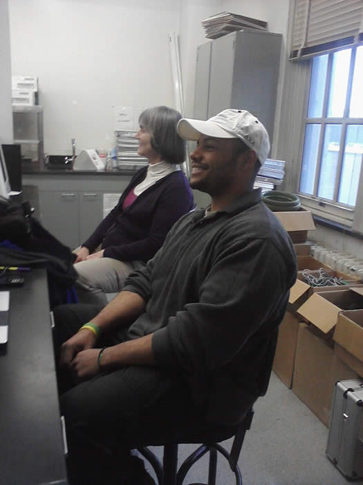 Workshop Staff enjoying the lab