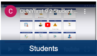CUNYfirst Campus Solution: Students