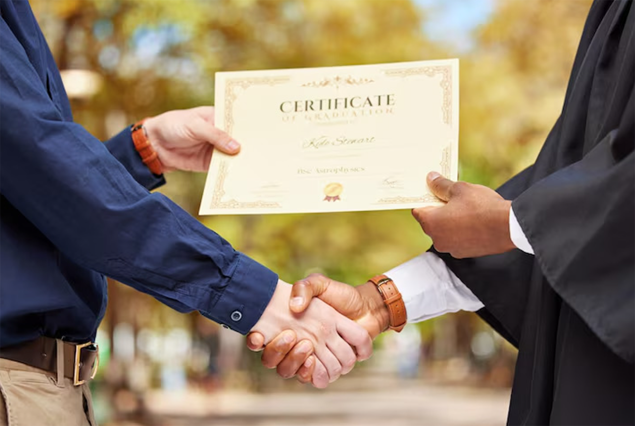 Certificate Ceremony