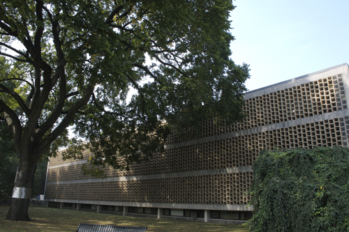 Fine Arts Building former library and Shuster Hall 2