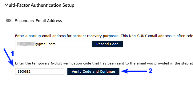 Activating Your Lehman Login Account - step 6