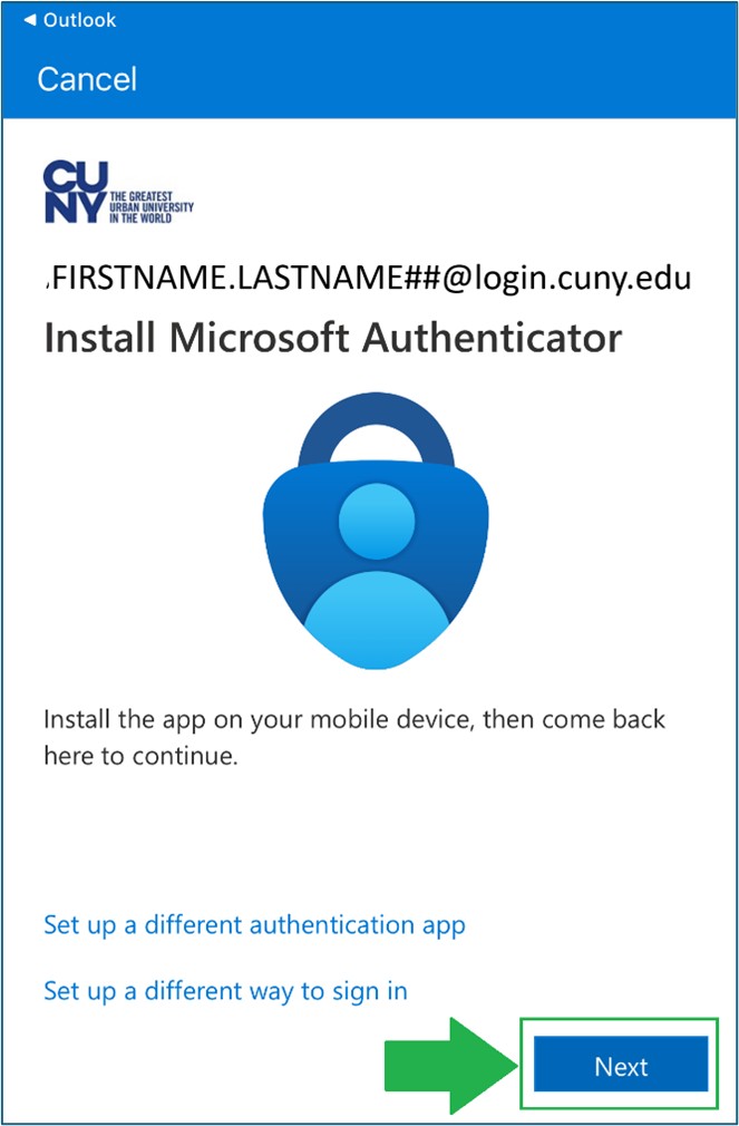 How to Add Your New Student Email to the Outlook App Desktop Windows Step6
