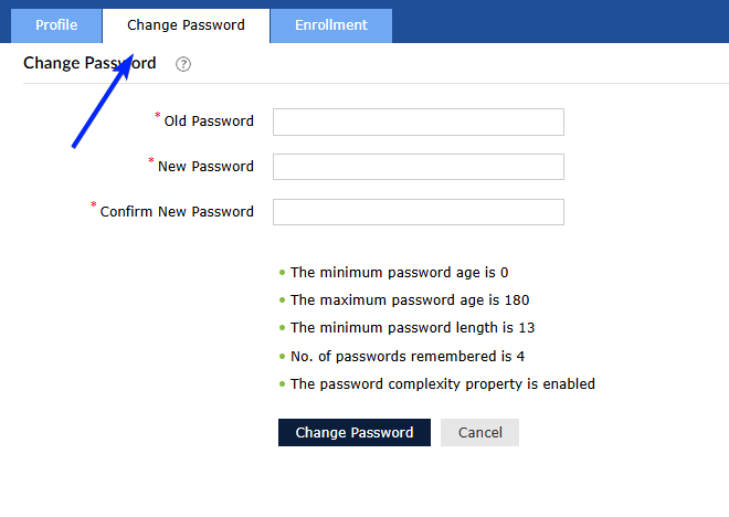 How to Change Your Lehman Login Account Password - Step 3