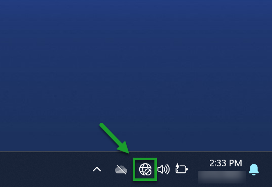 Connect to Wi-Fi using Windows 11 Device - Step 1