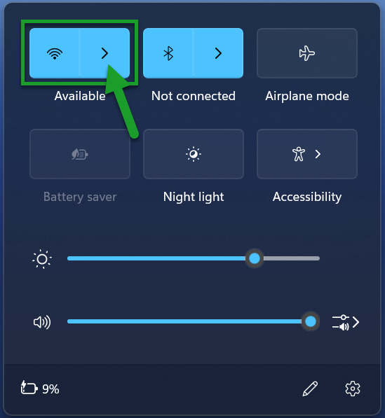 Connect to Wi-Fi using Windows 11 Device - Step 2