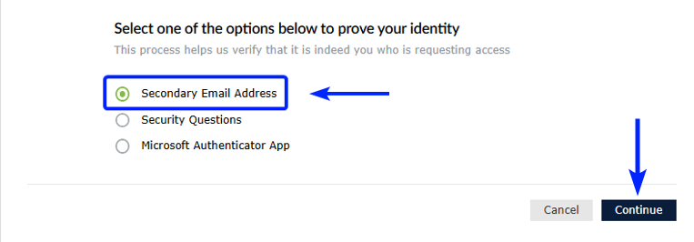 Resetting Your Lehman Login Password Using Recovery Email - Step 3