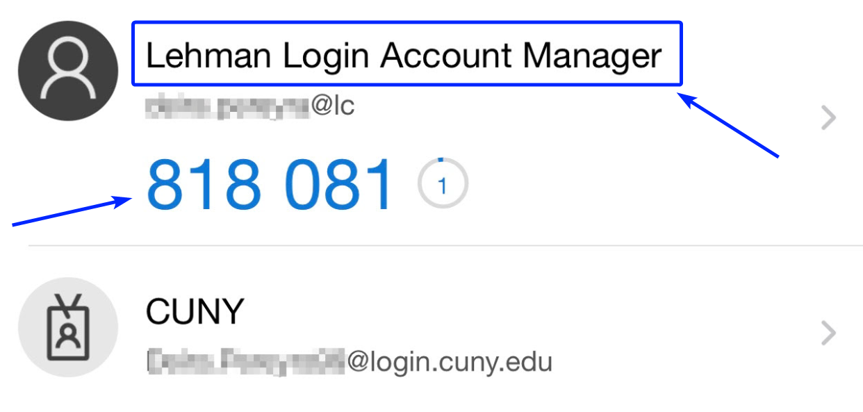 Resetting Your Lehman Login Password Using Microsoft Authenticator App - Step 5