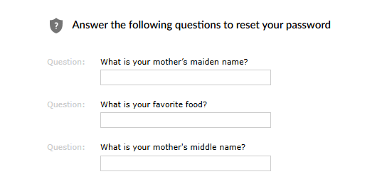 Resetting Your Lehman Login Password Using Security Questions - Step 4