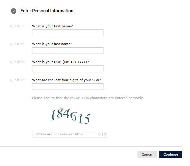 Retrieving Your Lehman Login Account Username - Step 3