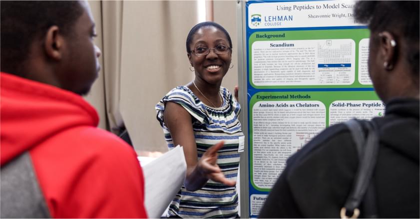 Making a presentation to students