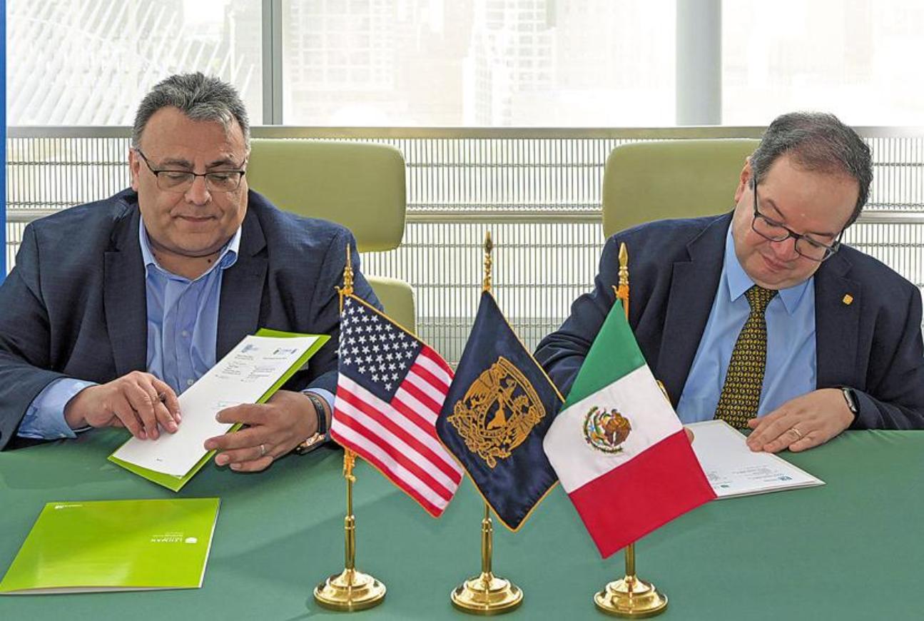 President Fernando Delgado signed a five-year agreement aimed at broadening student's horizons through academic collaboration.
