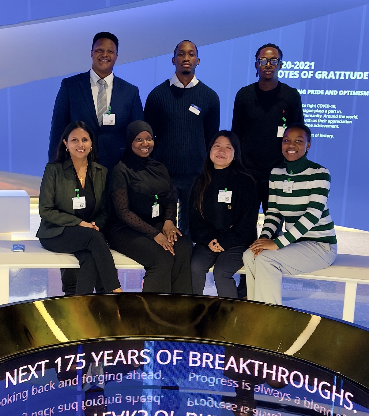 Lehman students at Pfizer headquarters.