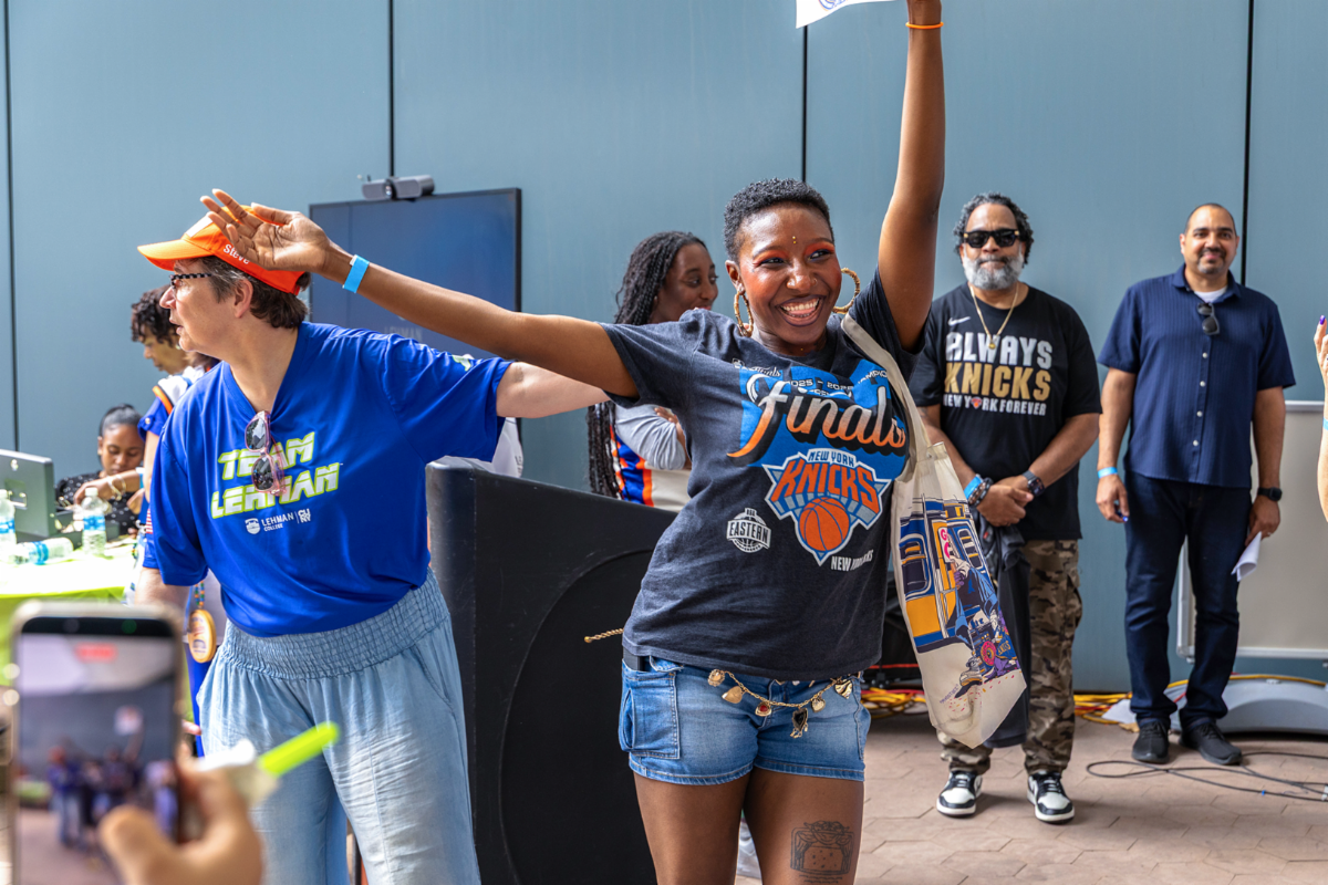 A Lehman College staff member wins a prize