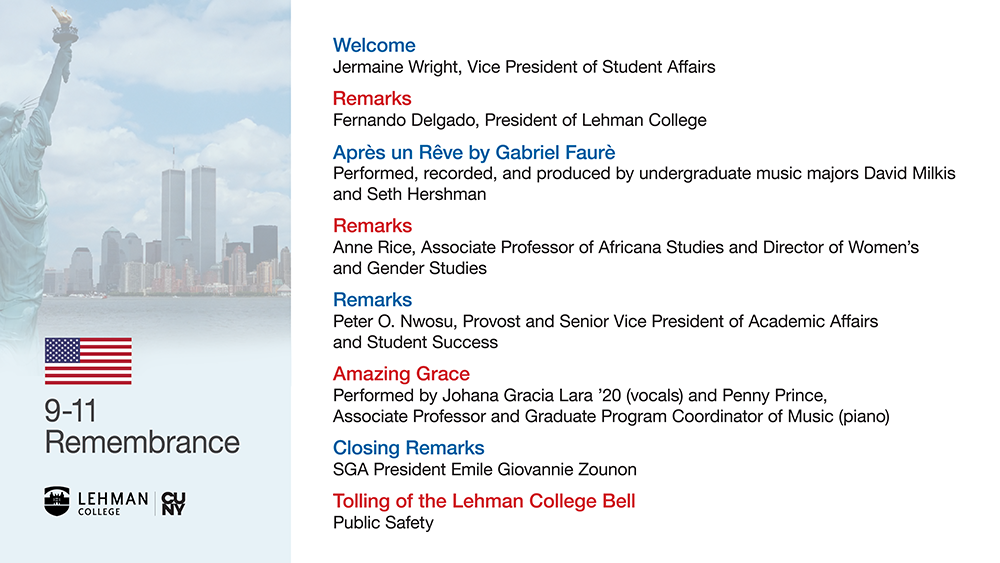 9/11 Remembrance Program