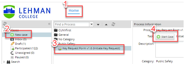 Screenshot Key request