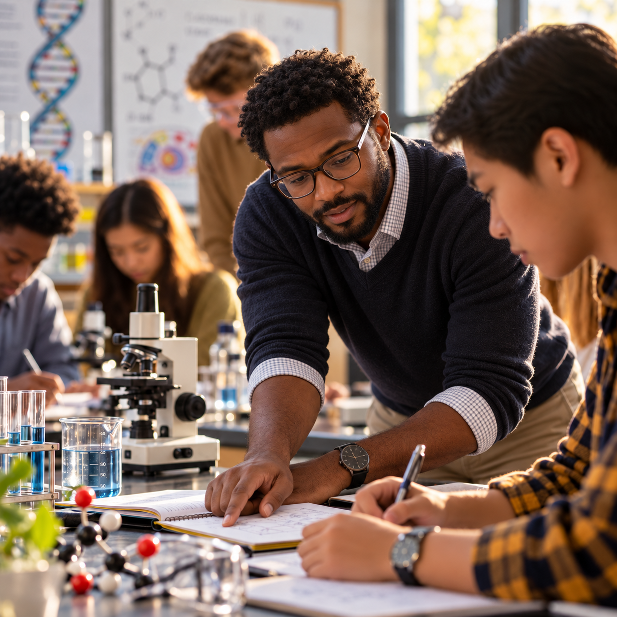 Science Male teacher