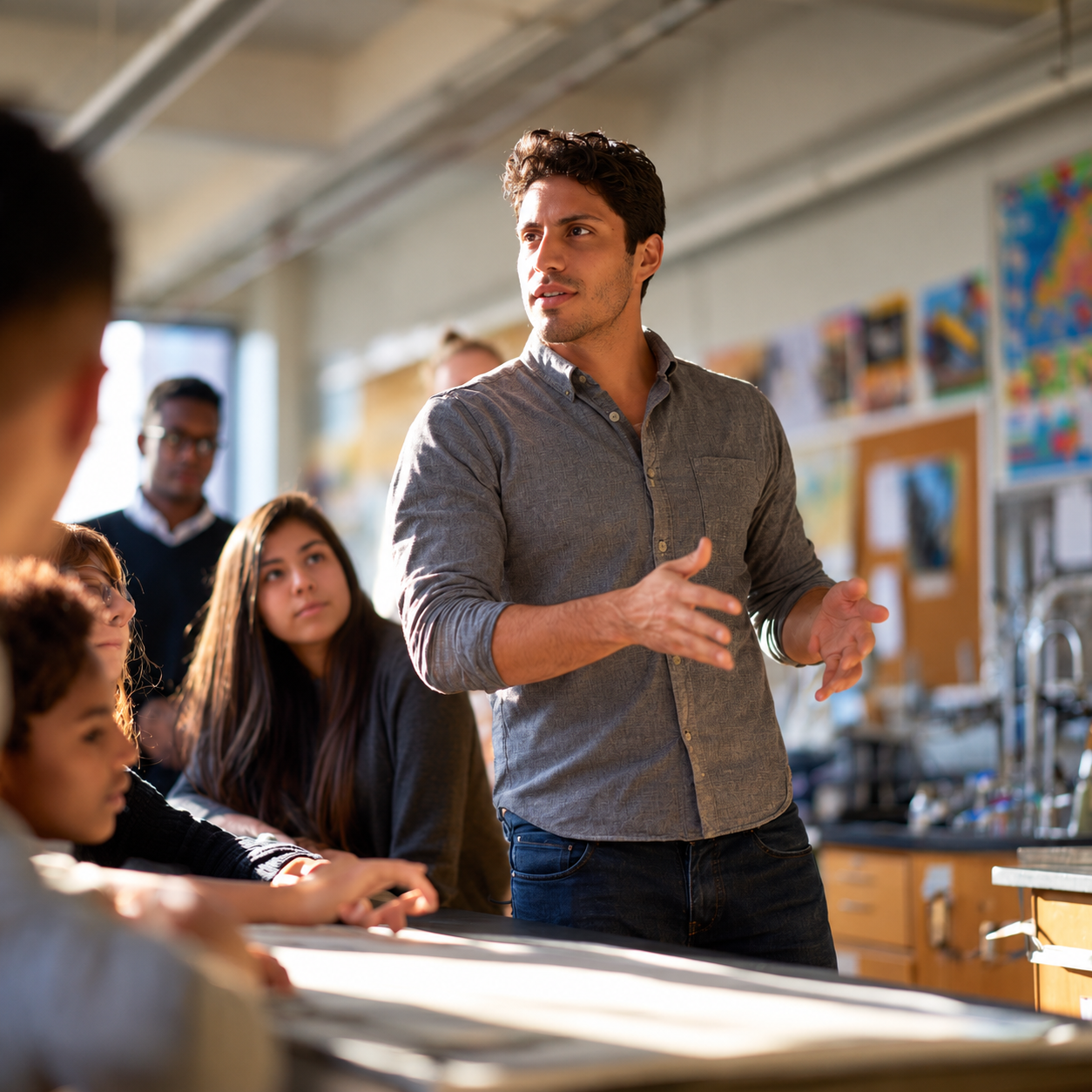 Engaging Science Classroom Lecture