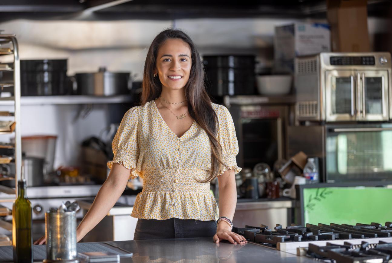 Lehman Professor in the Lehman Food Lab