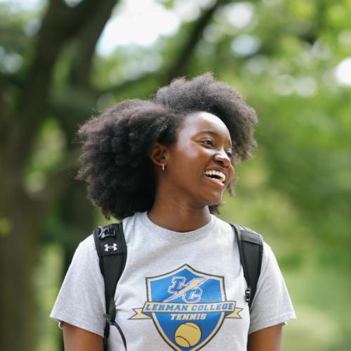 Lehman Student Smiling