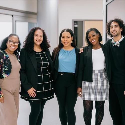 Social Work Student in a group shot