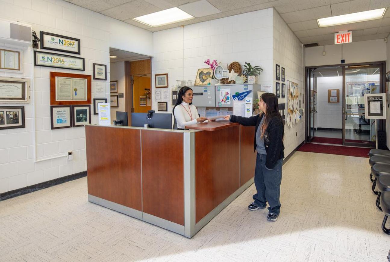 Speech and Hearing Center Office front desk