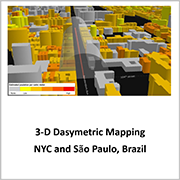 3-D Dasymetric Mapping - NYC and Sao Paulo, Brazil