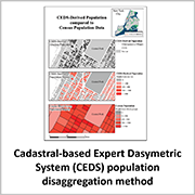 Cadastral-based Expert Dasymetric System (CEDS) population disaggregation method