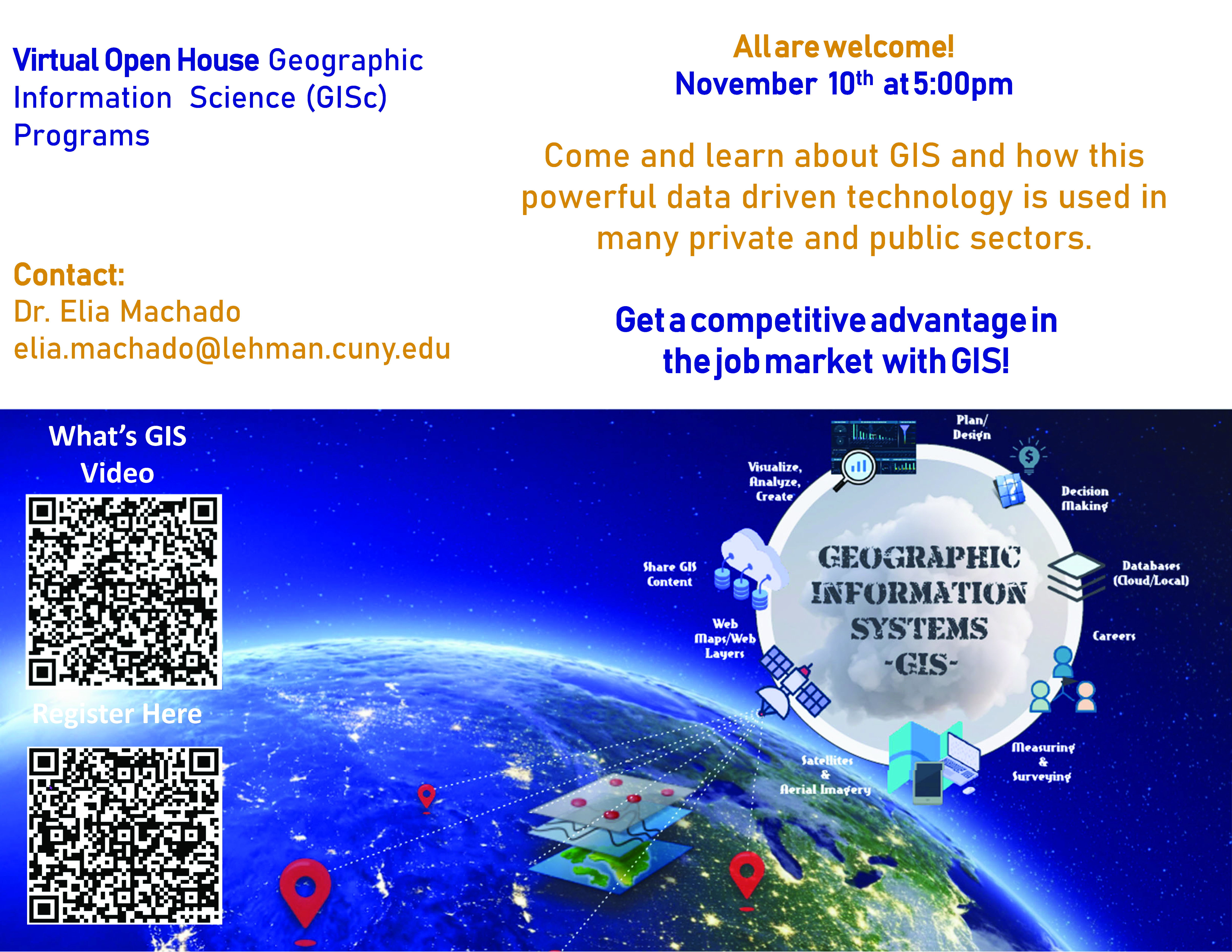Flier for GIS Open House November 11 2025