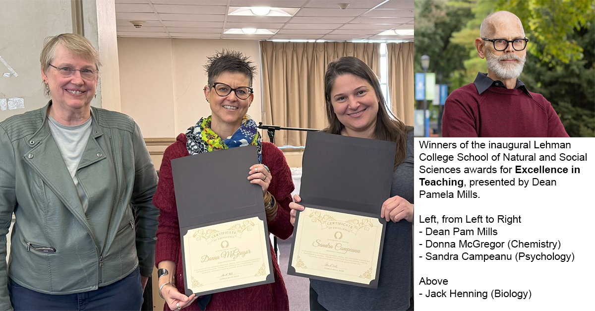 Teaching Award Winners 2025