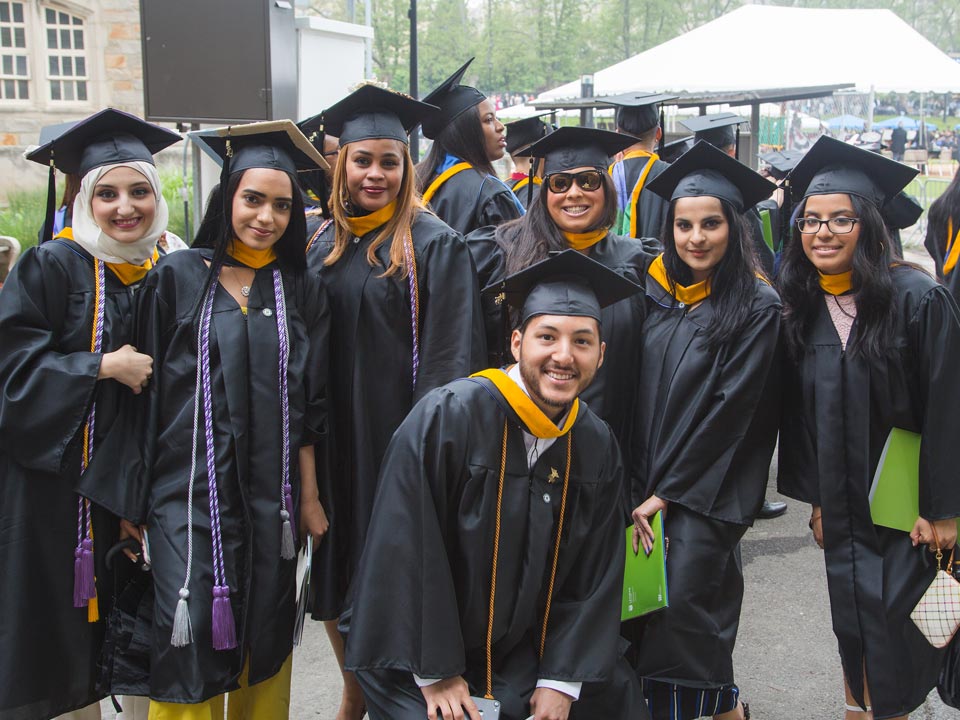 Photo of Lehman College graduates
